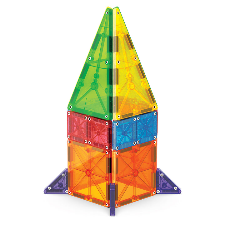 Magna-Tiles Combo set met 20 kleurrijke magnetische bouwblokken, inclusief klassieke tegels en Micromags voor gedetailleerde bouwwerken