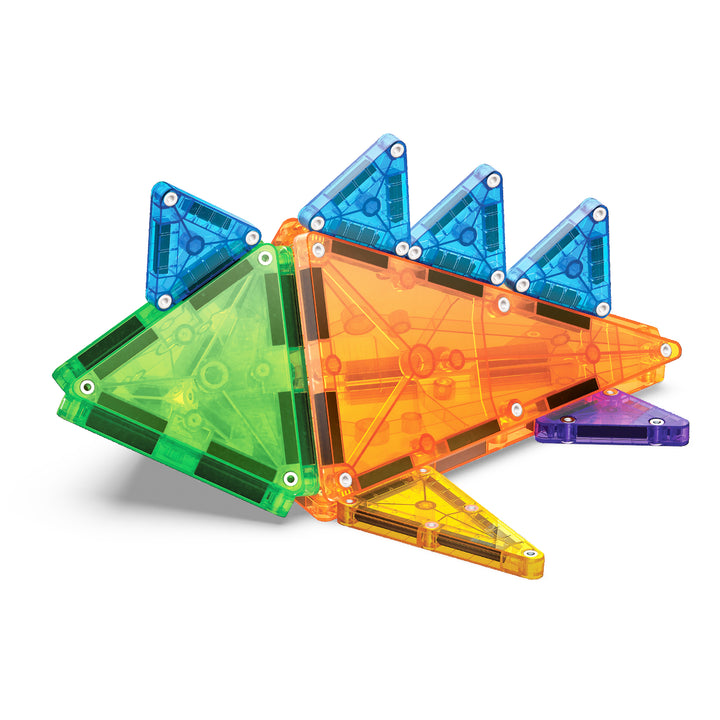 Magna-Tiles Combo set met 46 kleurrijke magnetische bouwblokken, inclusief klassieke tegels en Micromags voor gedetailleerde bouwwerken