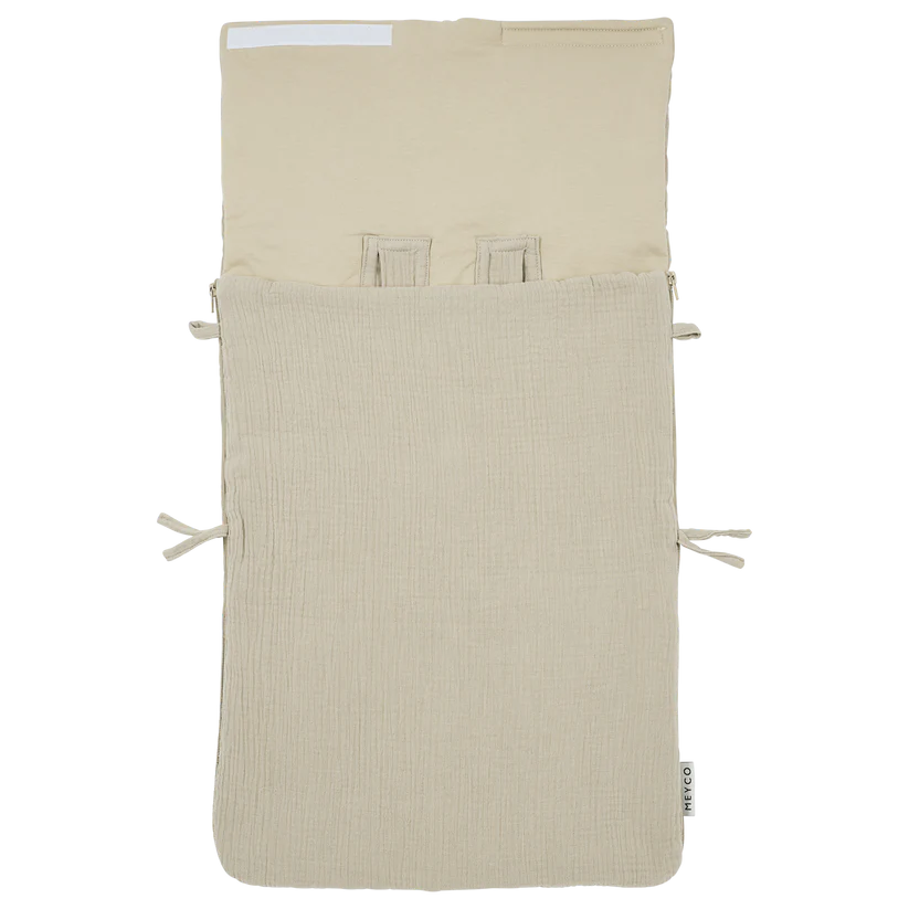 B-Boo - Voetenzak Pre-washed Tetra 40x82 cm | Sand