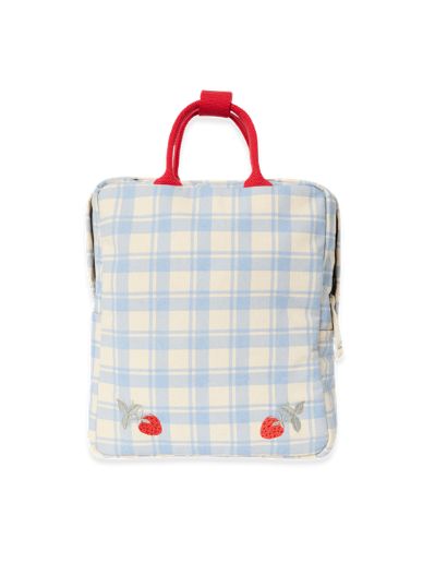 Garbo & Friends - Rugzak Plaid | Sky Blue