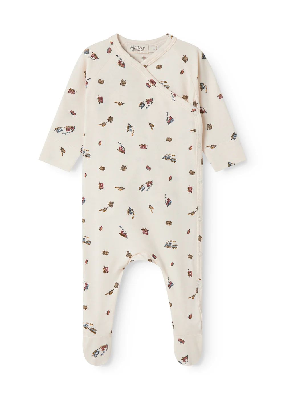 MarMar Copenhagen - Pyjama Rubello Model Smooth Print | Trains