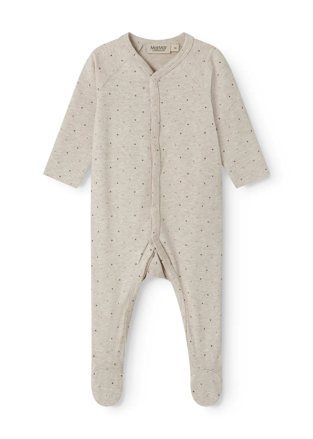 MarMar Copenhagen - Pyjama Renas Modal Smooth Print | Beige Mel Dot