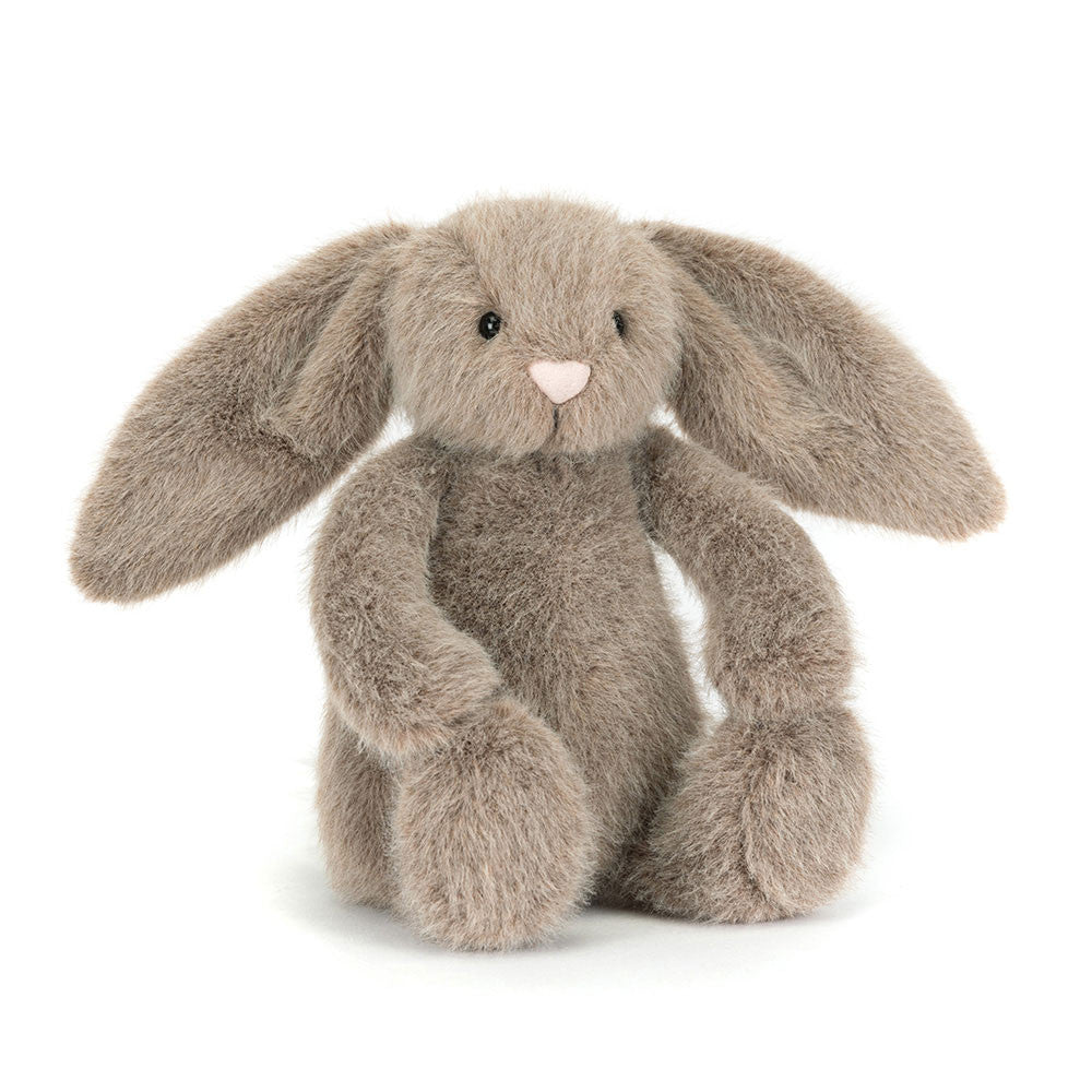 Jellycat Fluffet Bunny Fawn knuffel in zachte lichtbruine tint met lange oren