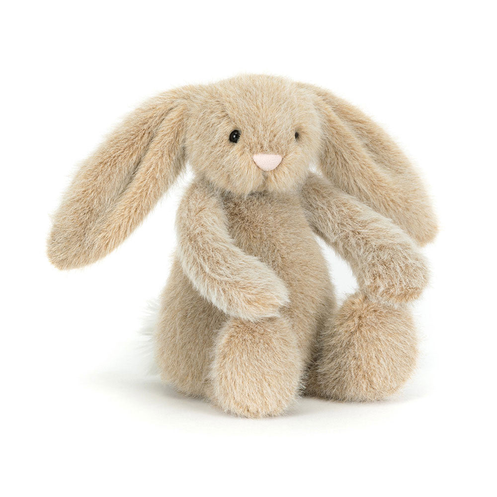 Jellycat Fluffet Bunny Oat knuffel in zachte beige tint met lange oren