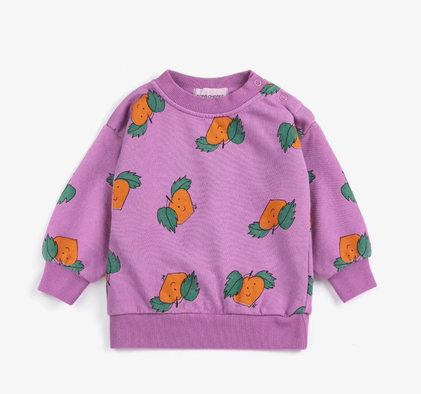 Bobo Choses - Sweater Tangerine All Over