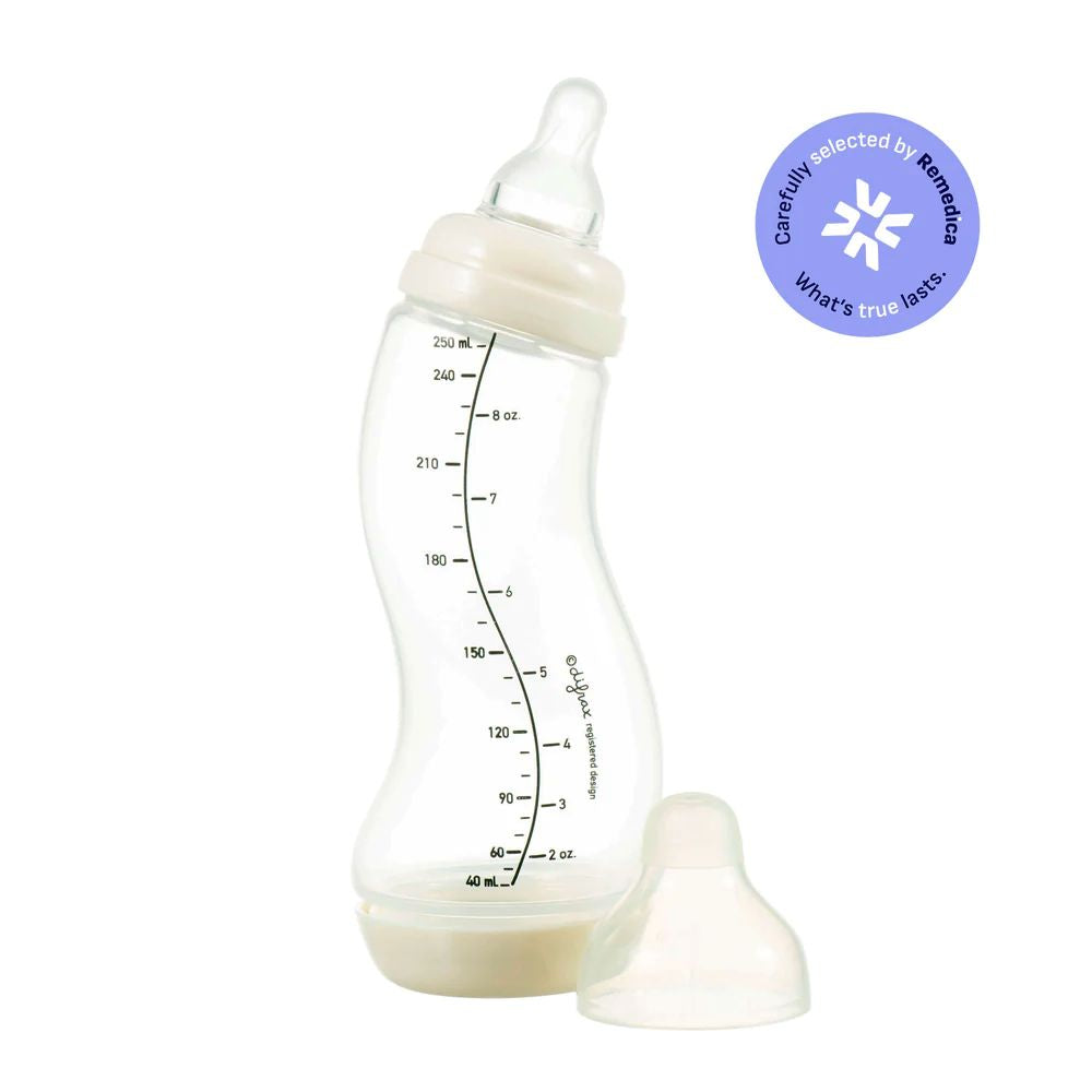 Difrax - Zuigfles S-Fles Natural 250ml | Ivory