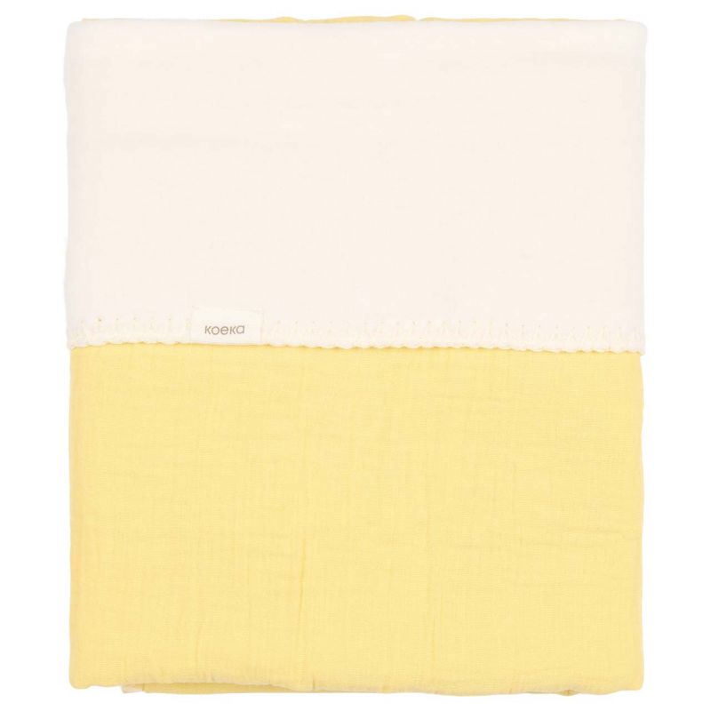 Koeka - Deken Cotton Fleece Faro 100 x 150 cm | Honey