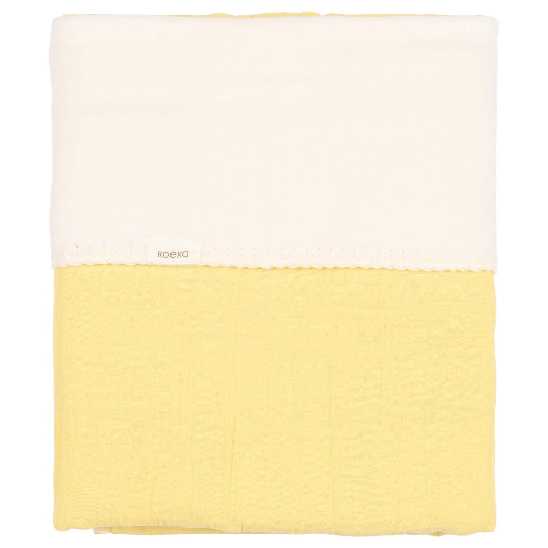 Koeka - Deken Wieg Cotton Fleece Faro 100 x 75 cm | Honey