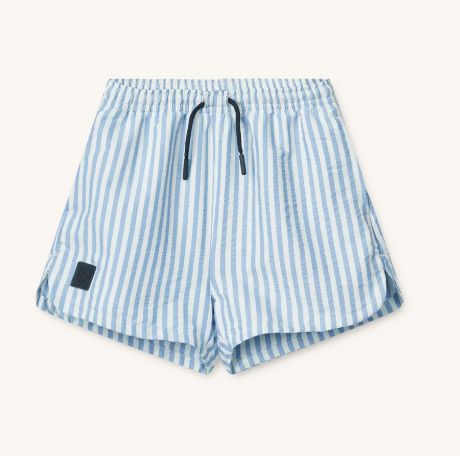 Liewood - Zwemshort Aiden Seersucker Board | Stripe Riverside / Creme De la Creme