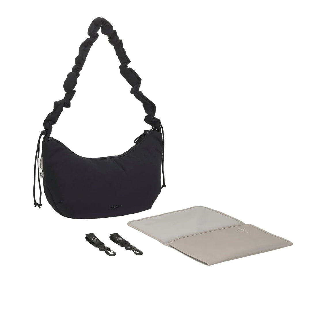 Lässig Lunua Bum Bag Up verzorgingstas Black met crossbody riem
