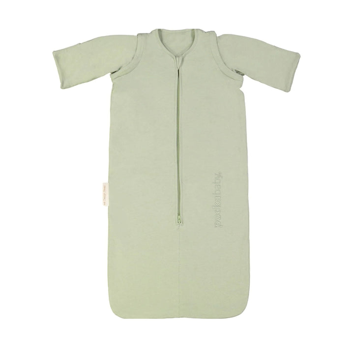 Puckababy The Bag Newborn slaapzak 0-6 maanden 1.0 TOG in Olive met afritsbare mouwen en geïntegreerde buikband
