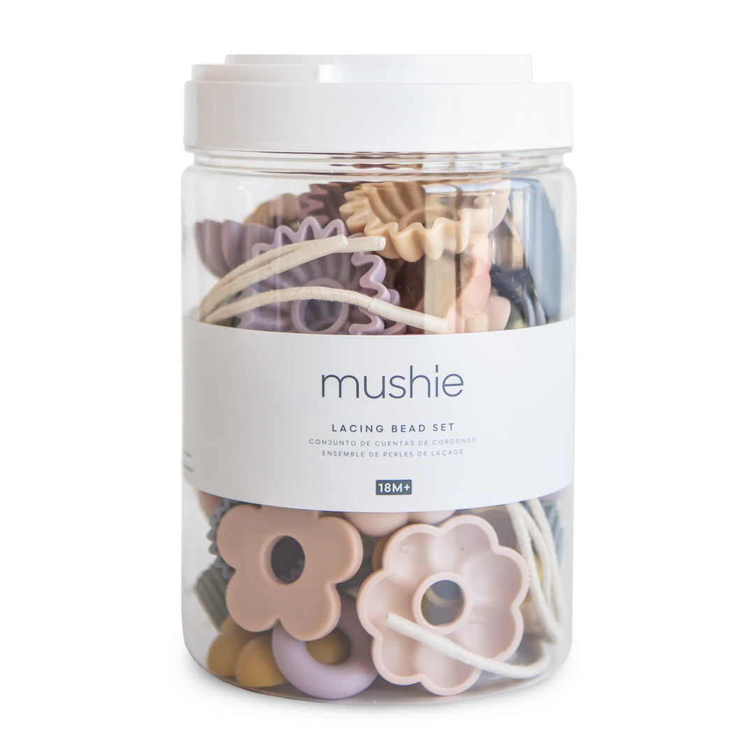 Mushie - Activiteitenspeelgoed Bead Lacing Toy Set