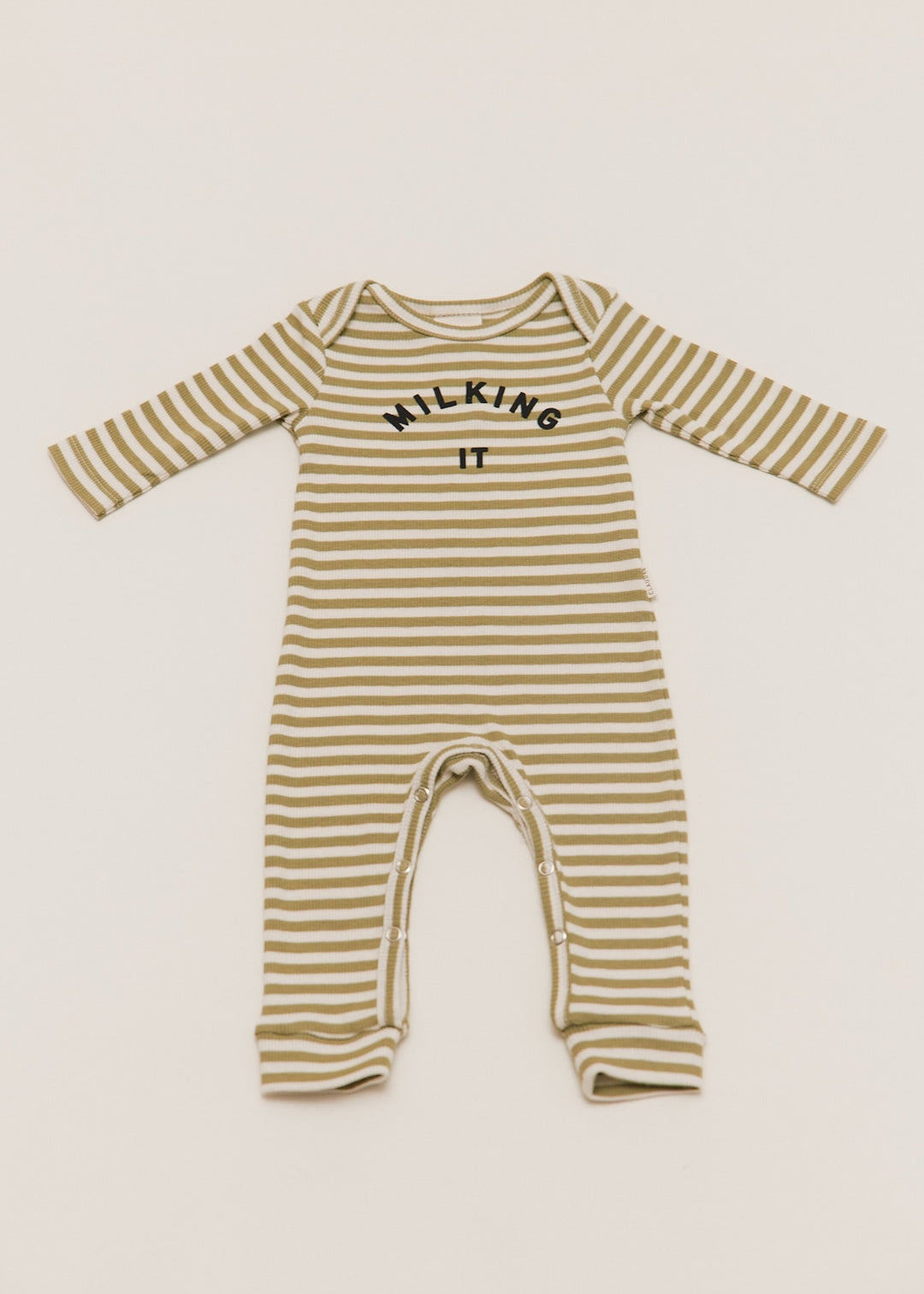Claude & Co - Pyjama Met Voetjes Milking It Coco | Stripe