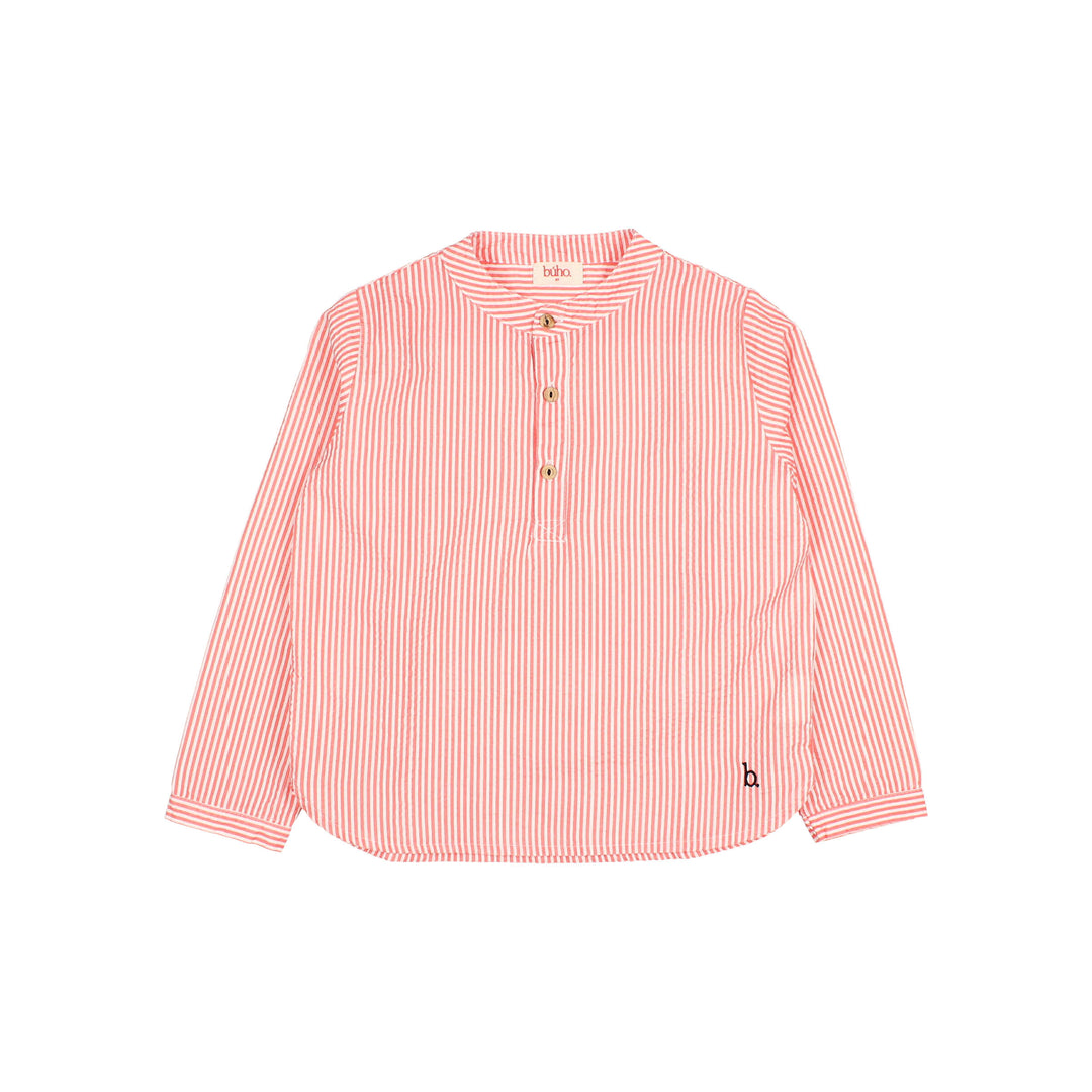 Buho - Hemdje Stripes | Coral