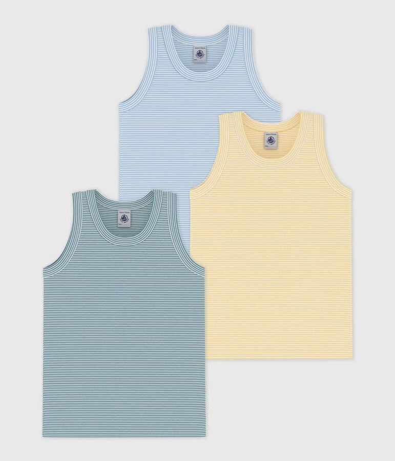 Petit Bateau - Set Onderhemdjes Streepjes | Multicolor
