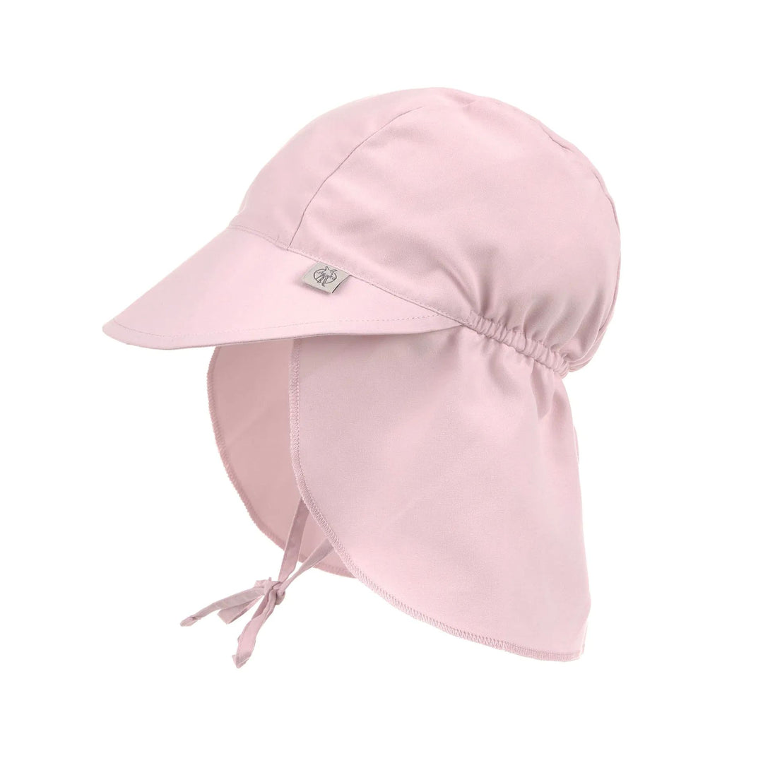 Lassig zonnehoedje met flap Pale Pink