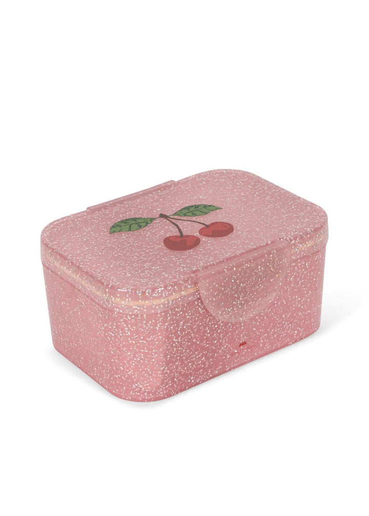 Konges Slojd glitter lunchbox met cherry print