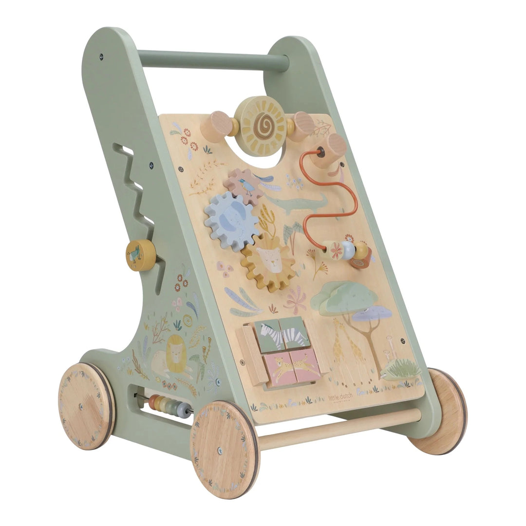 Little Dutch - Activiteitenloopwagen Safari Friends | Groen