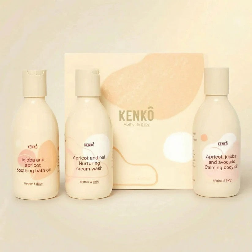 Kenko Baby Bubble set met body oil creamwash en bath oil baby