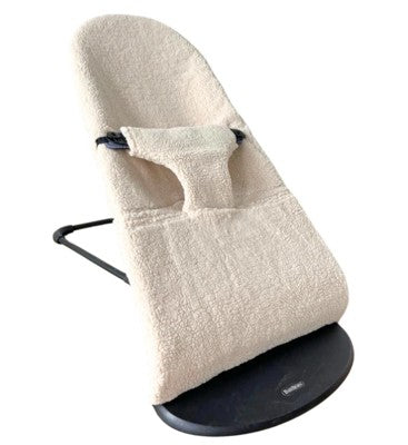 Ukje teddy hoes voor Babybjörn wipstoeltje lichtbeige