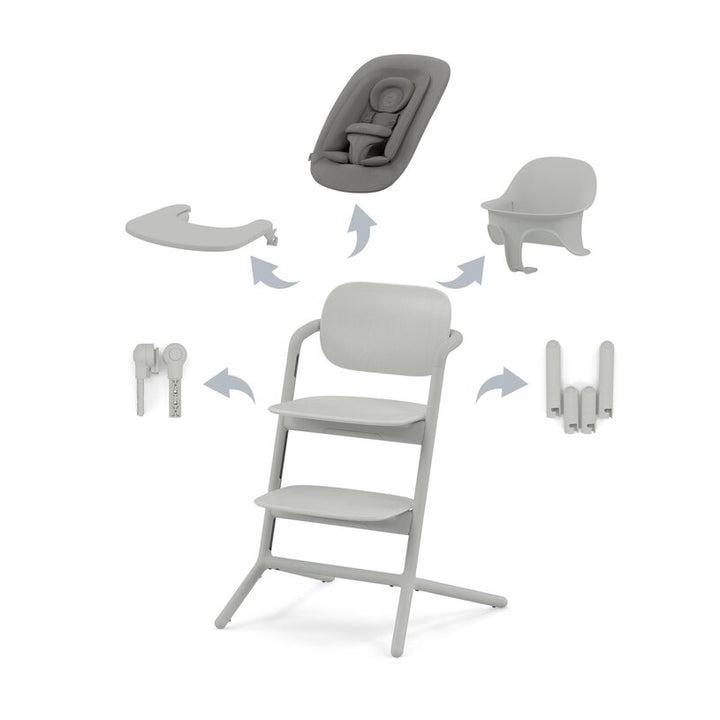 Cybex eetstoel Lemo 4-in-1 Grey