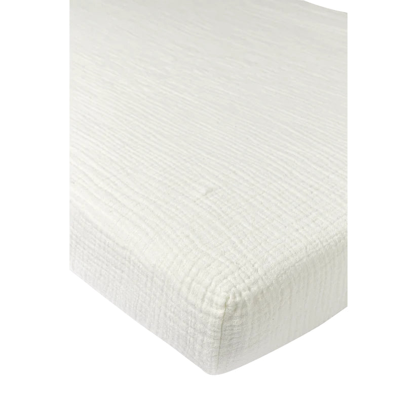 Meyco - Hoeslaken Pre-Washed Hydrofiel 70x140cm | Offwhite