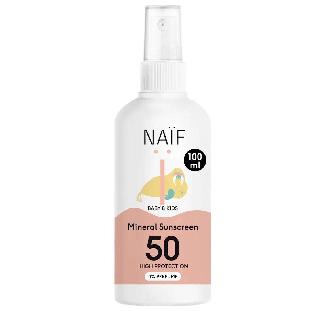 Naïf - Minerale Zonnebrandspray SPF50 Parfumvrij | 100ml