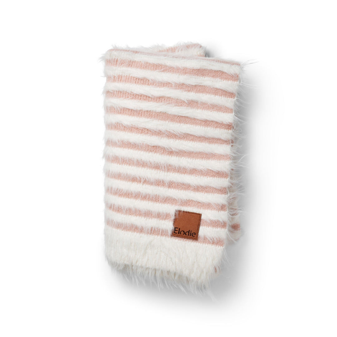 Elodie Details - Furry Knit Deken | Faded Rose