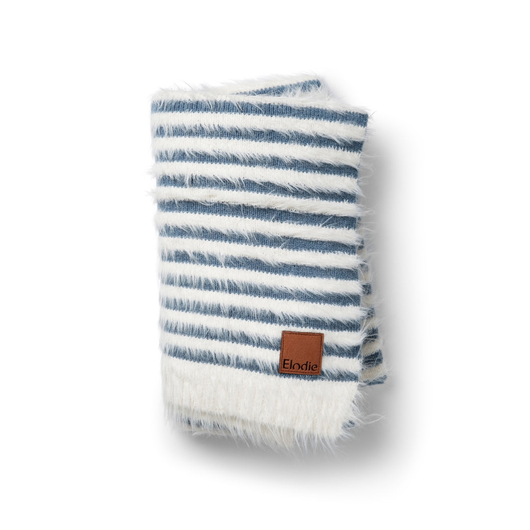 Elodie Details - Furry Knit Deken | Berry Blue