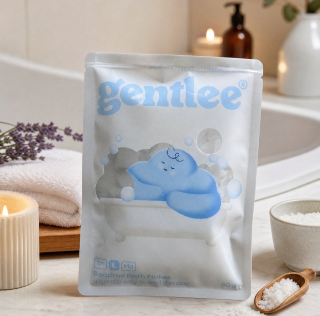 Gentlee Bedtime Bath Flakes badvlokken voor baby