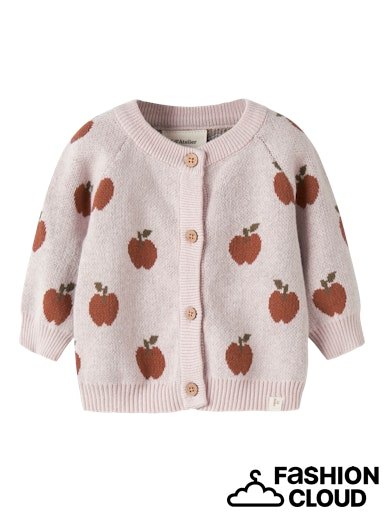 Lil Atelier - Knitted Cardigan Lulio Hushed Violet
