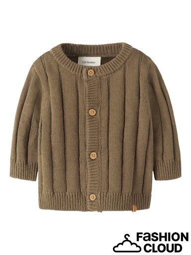 Lil Atelier - Knitted Cardigan Lomon Kangaroo