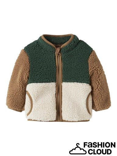 Name It - Teddy Jacket Macey Jungle Green
