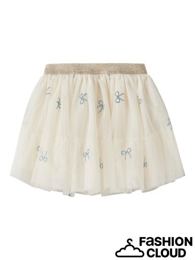 Name It - Short Skirt Kira Antique White