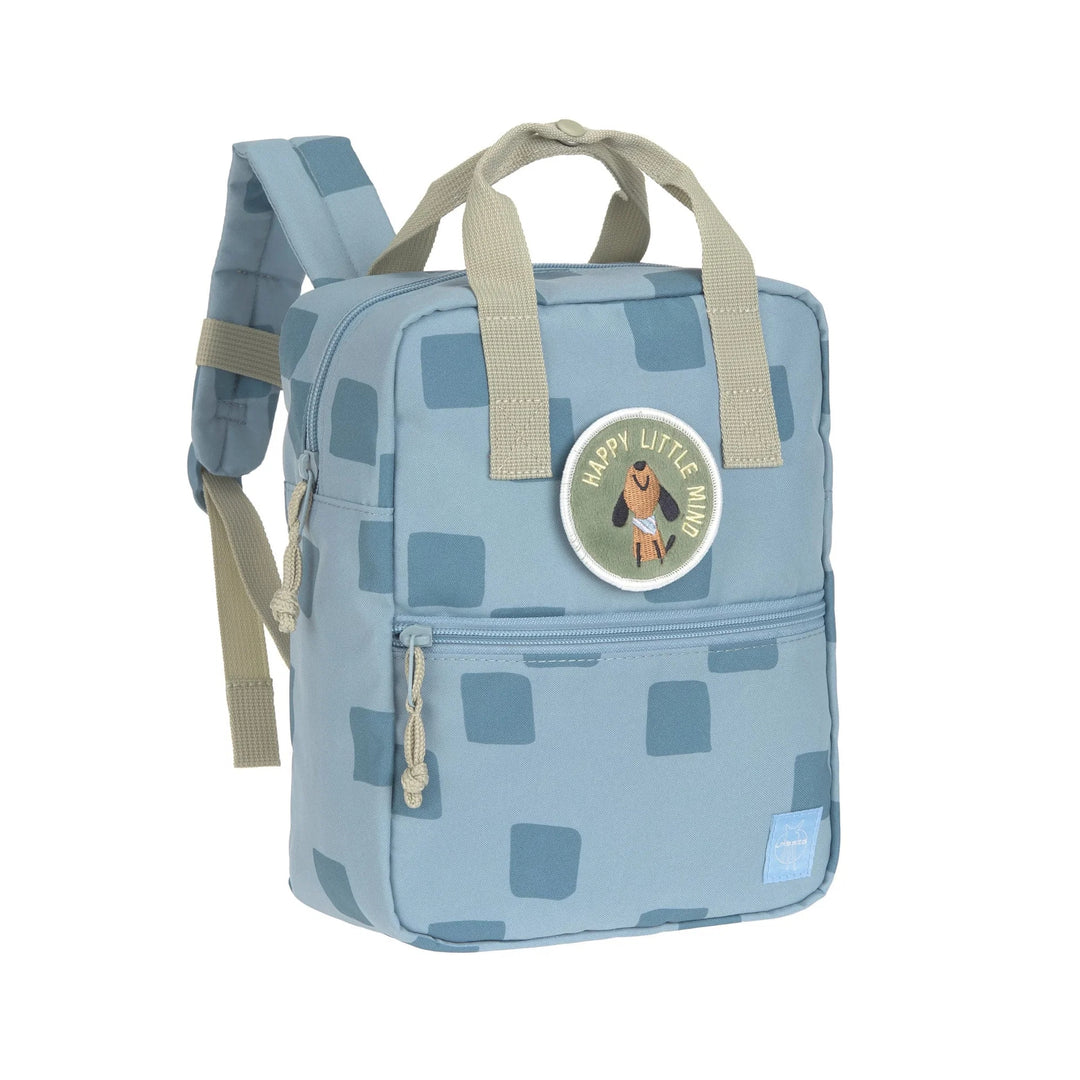 Lassig - Rugzak Mini Square Pattern Party Blue