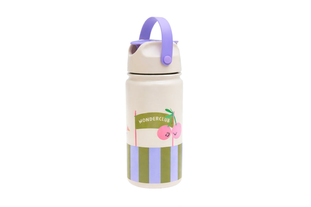 The Cotton Cloud - Stalen Waterfles Cherry Pop