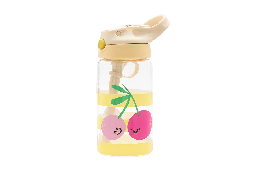 The Cotton Cloud - Tritan Waterfles Cherry Pop