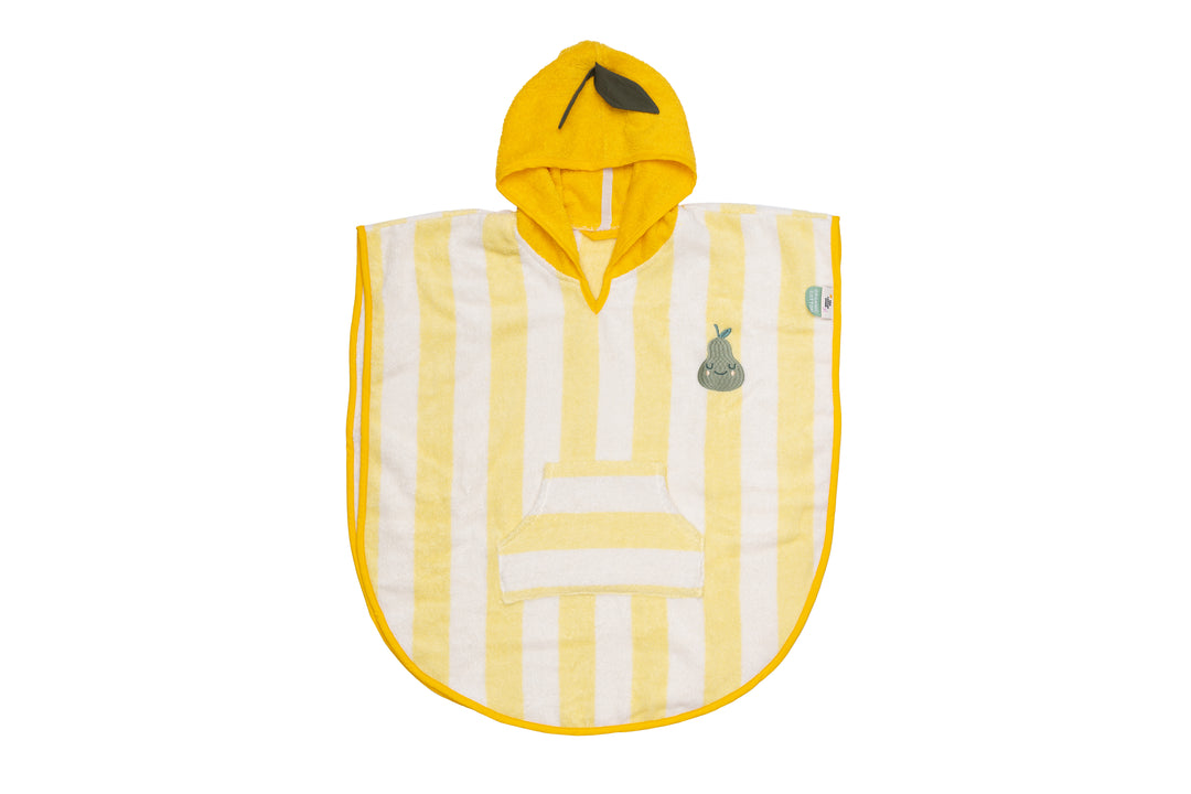 The Cotton Cloud - Poncho Met Kap Pedro Pear
