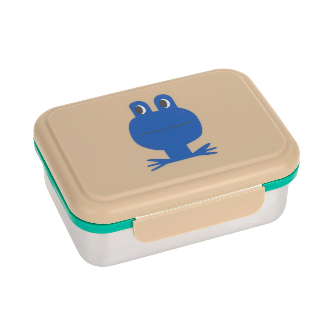 Lassig - Stalen Lunchbox Happy Trails Frog