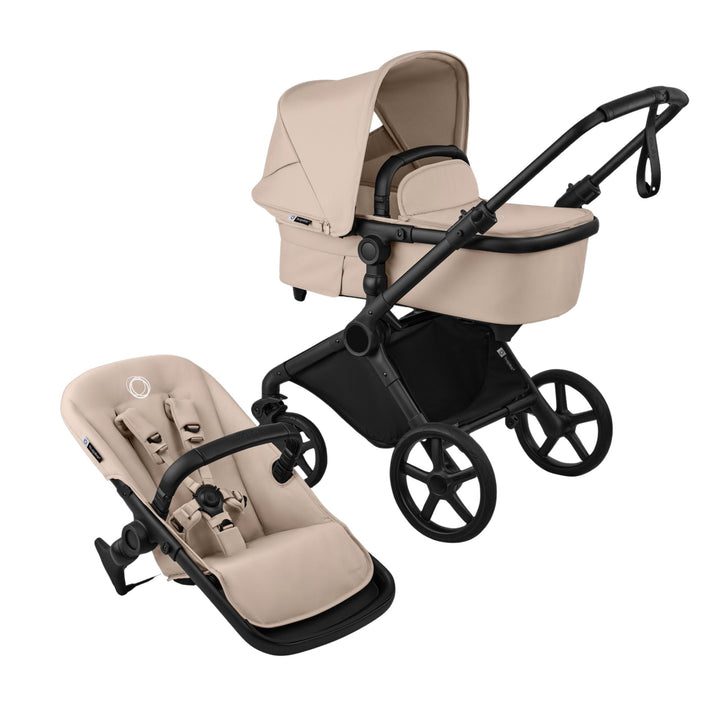 Bugaboo Cub kinderwagen Black Desert Taupe met all-terrain wielen