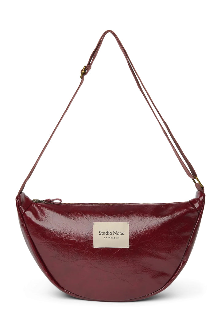 Studio Noos Fanny Pack Vegan Leather Burgundy crossbodytas 38 x 11 x 20 cm