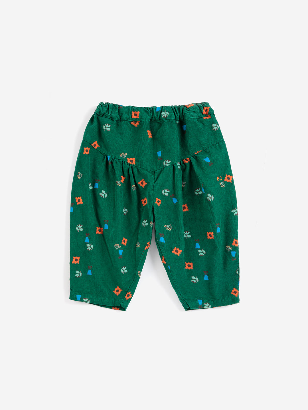 Bobo Choses - Blossom All Over Corduroy Pants Dark Green