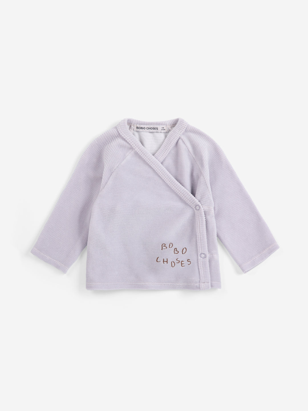 Bobo Choses - Crossed Velvet T-Shirt Lavender