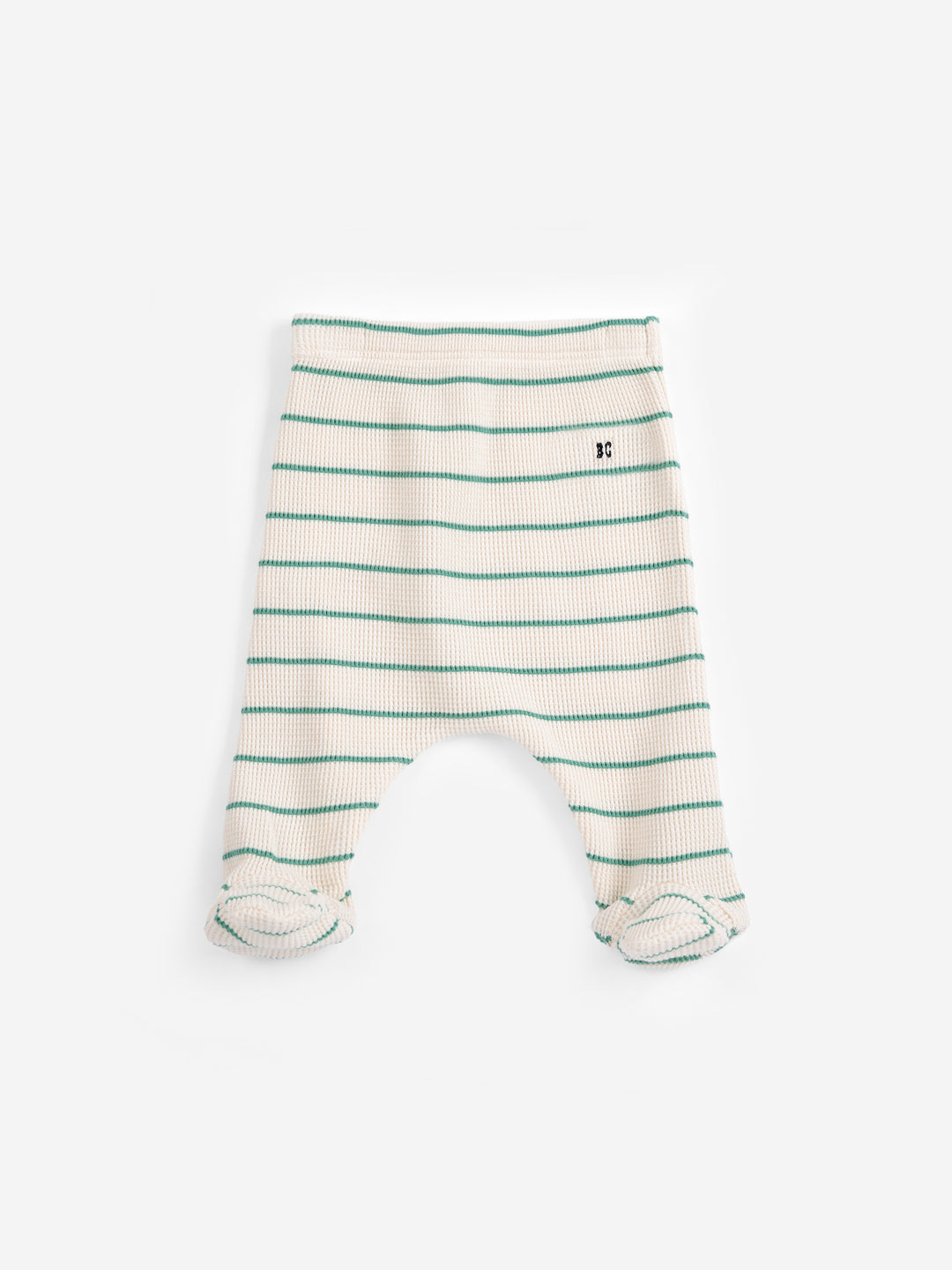 Bobo Choses - Stripes Footed Leggings Offwhite