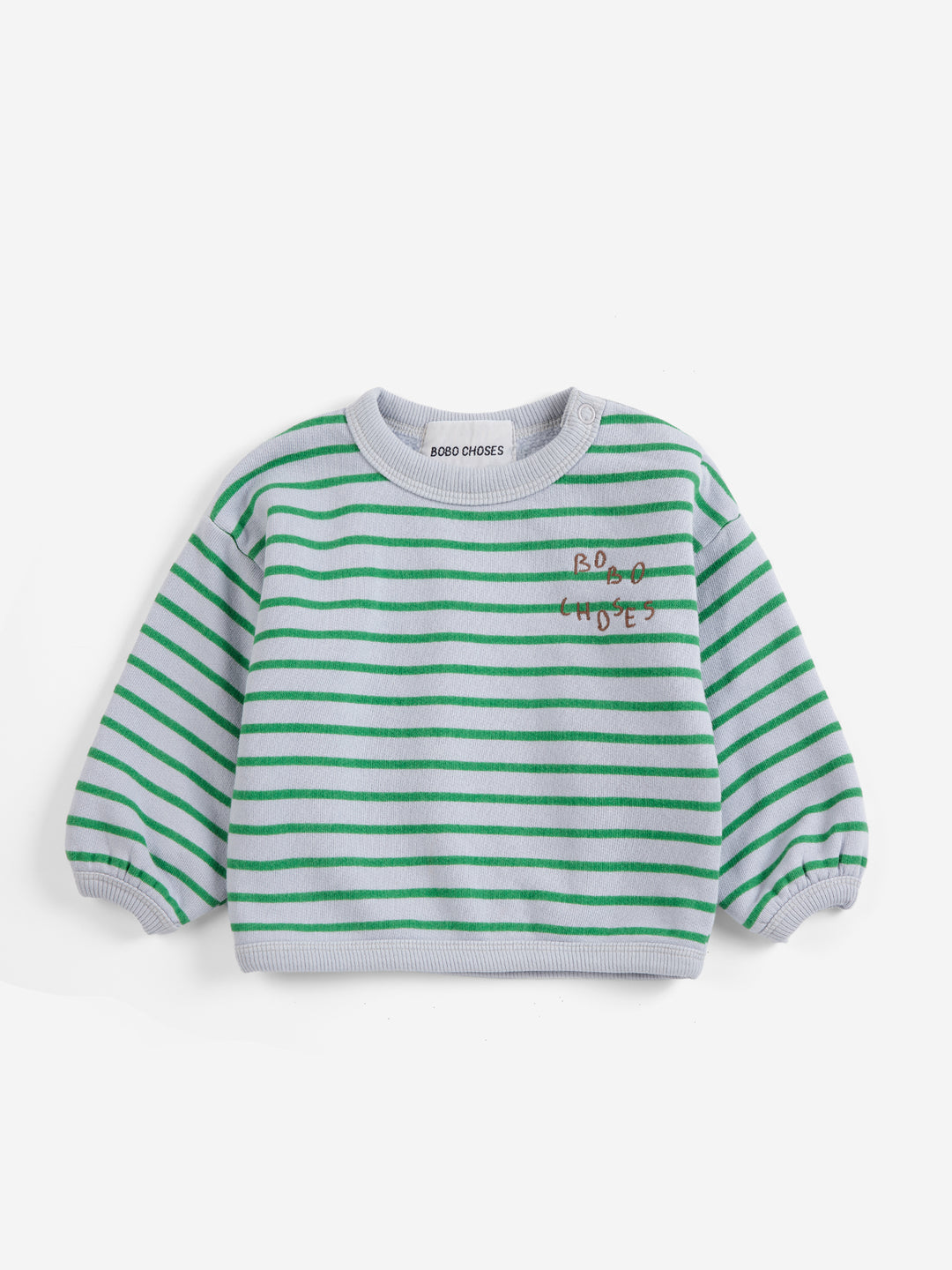 Bobo Choses - Stripes Sweatshirt Light Heather Grey