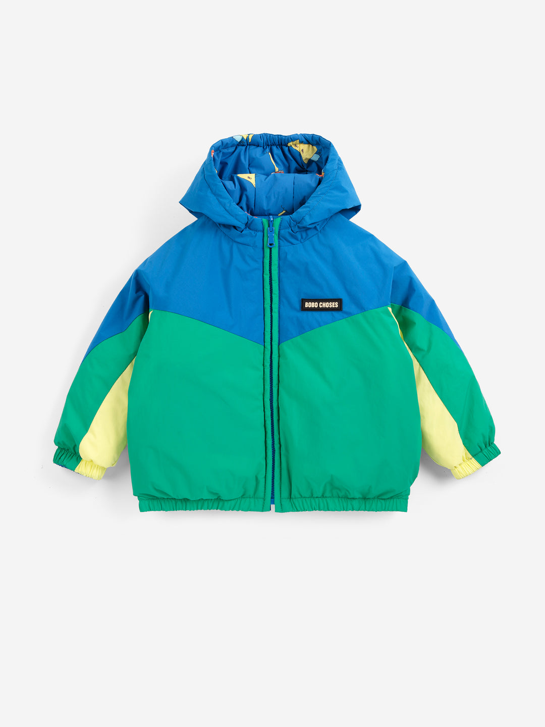 Bobo Choses - Mush Monster Duo All Over Reversible Anorak Blue