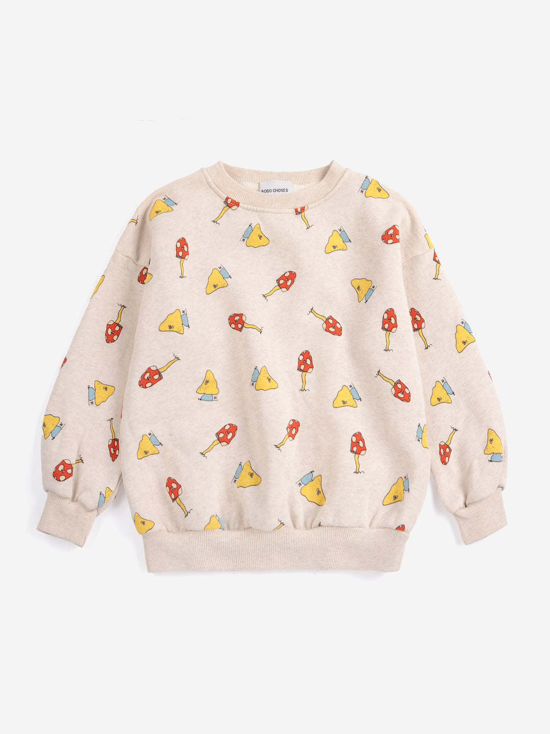 Bobo Choses - Mush Monster Duo All Over Sweatshirt Offwhite