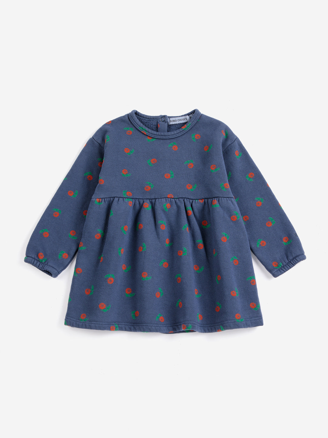 Bobo Choses - Stamp Bloom All Over Fleece Dress Navy Blue