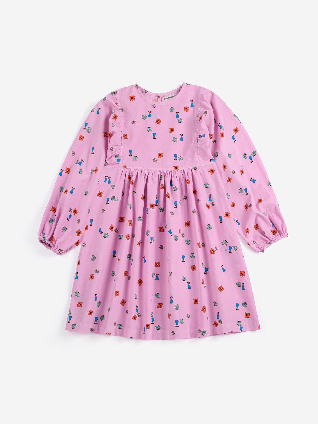 Bobo Choses - Blossom All Over Woven Dress Pink