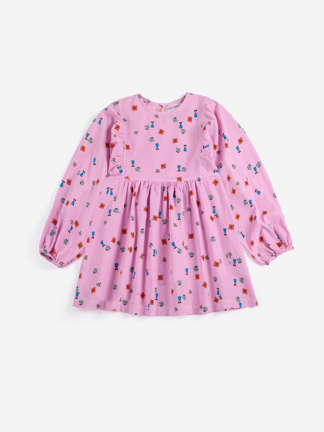 Bobo Choses - Blossom All Over Woven Dress Pink